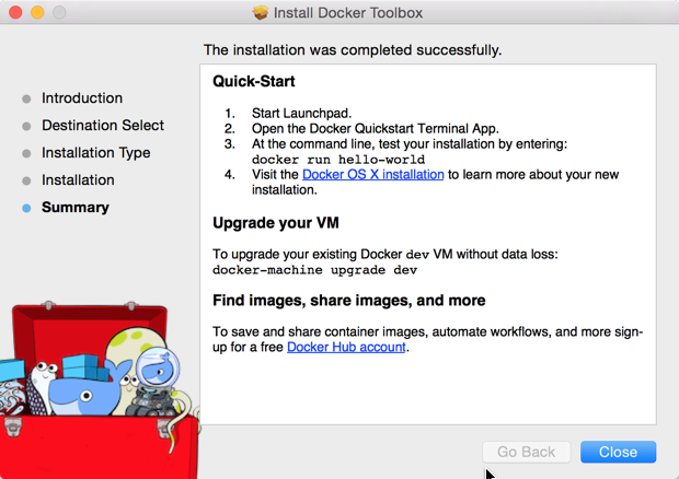 install docker for mac command line