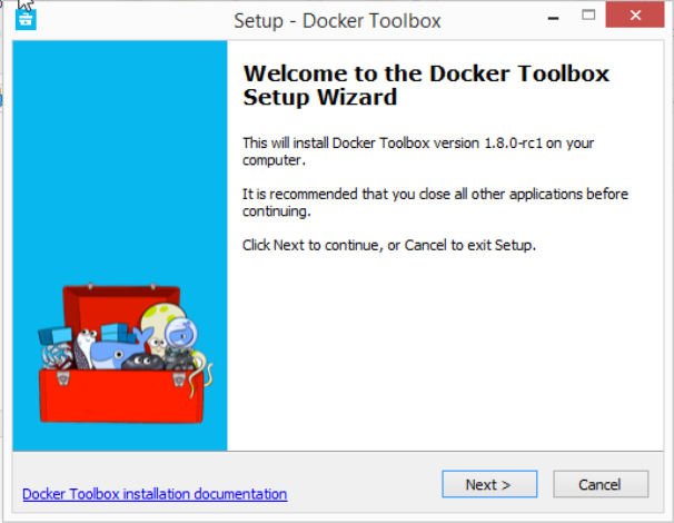 Install Docker Toolbox
